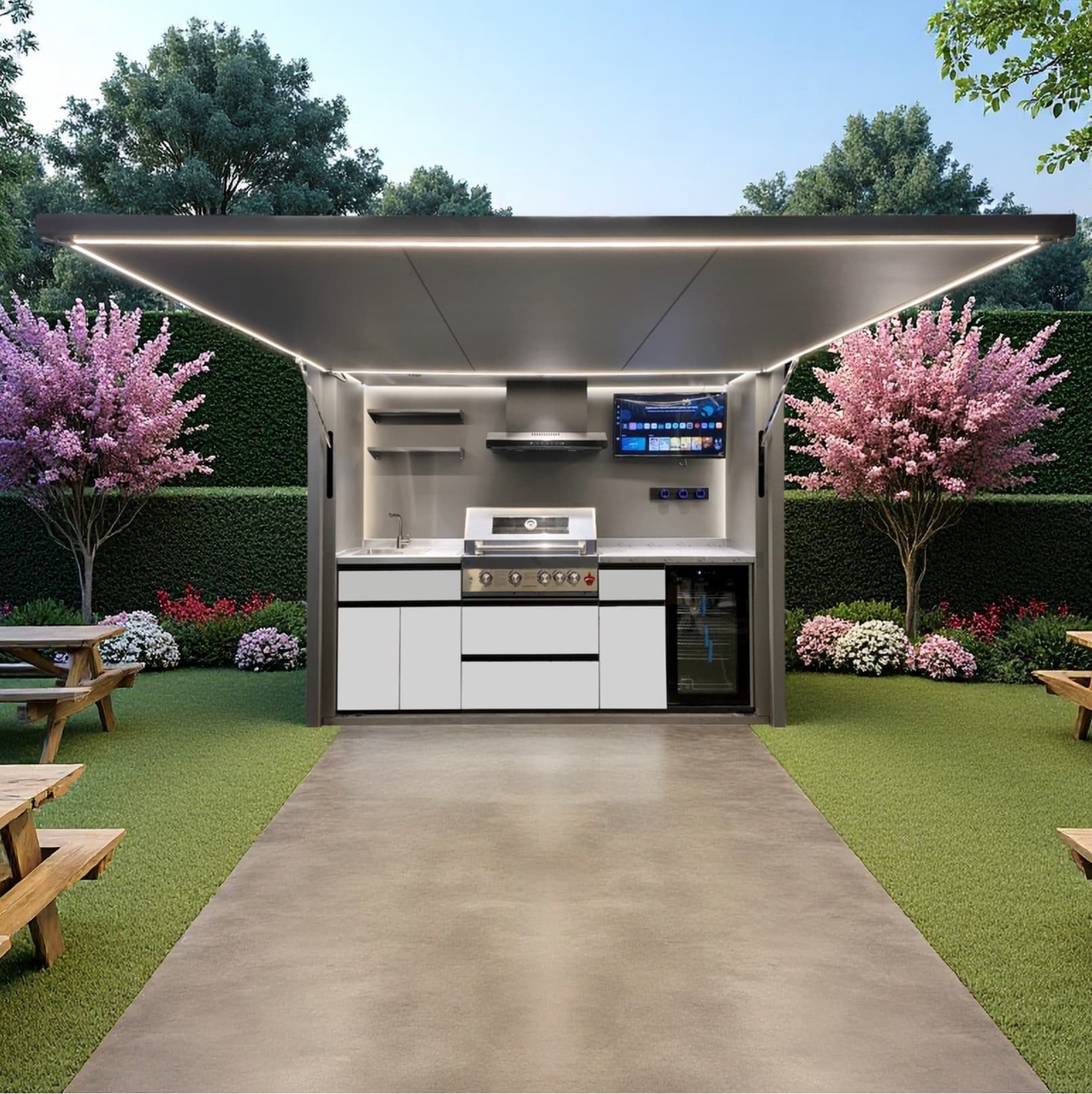 A-Plus premium outdoor kitchen model