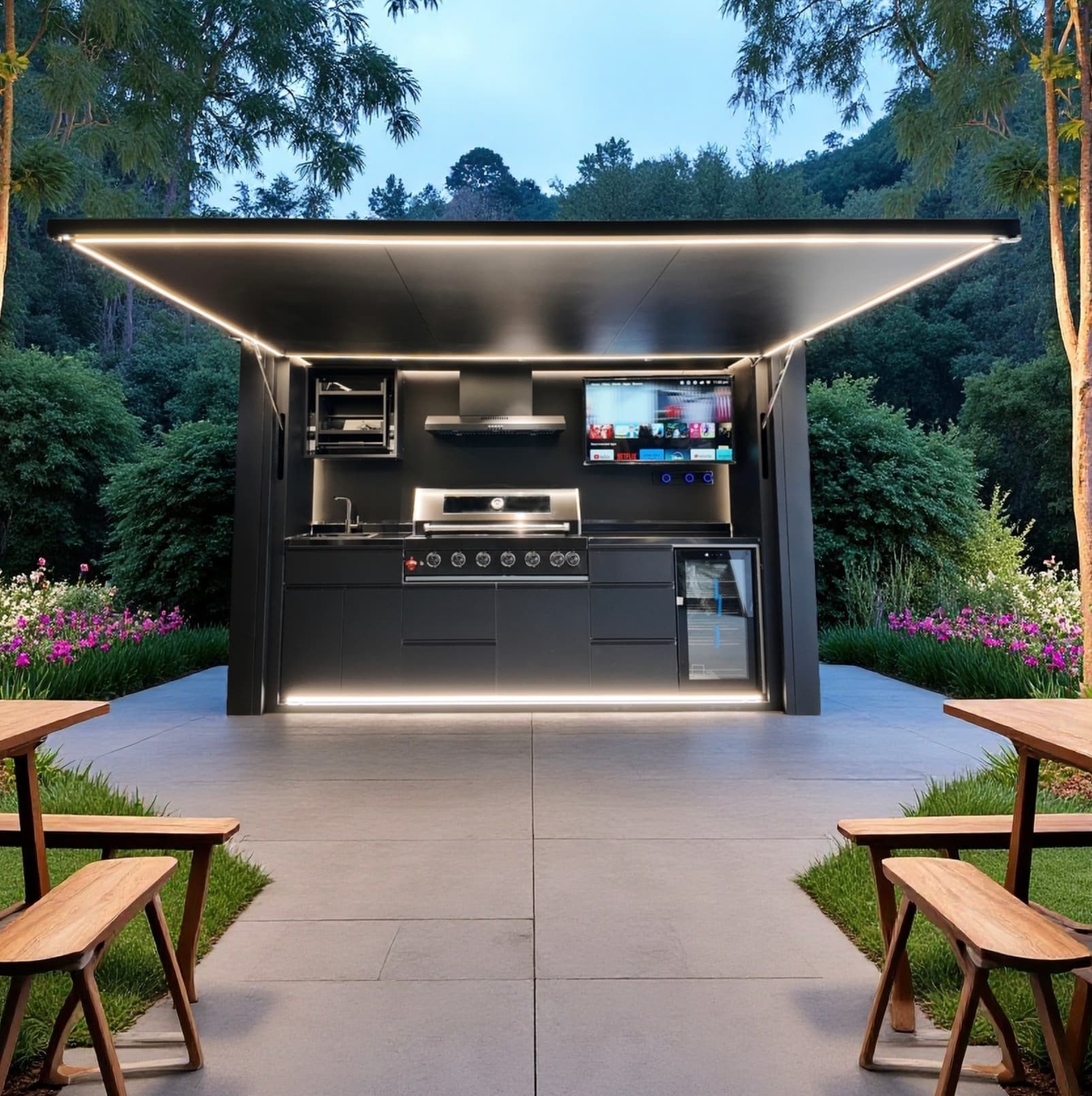 A-Ultra premium outdoor kitchen model